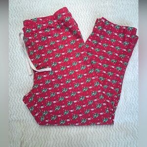 Vineyard Vines Christmas holiday printed festive pajama lounge pants XL sleep